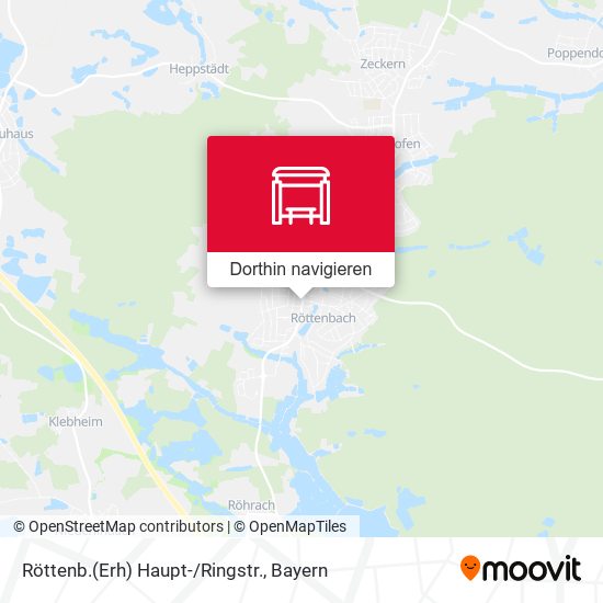 Röttenb.(Erh) Haupt-/Ringstr. Karte