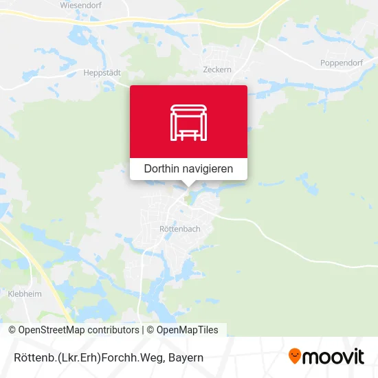 Röttenb.(Lkr.Erh)Forchh.Weg Karte