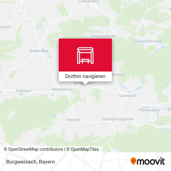 Burgweisach Karte