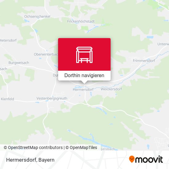 Hermersdorf Karte