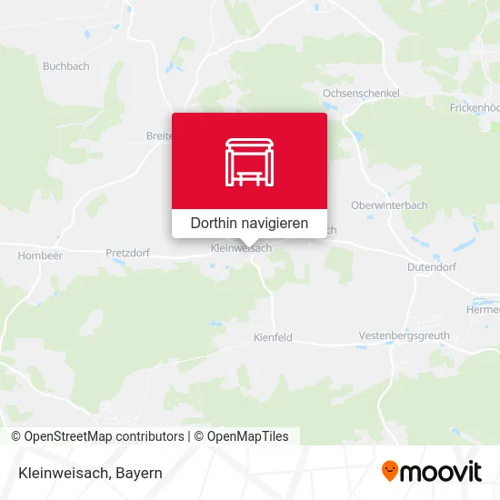 Kleinweisach Karte