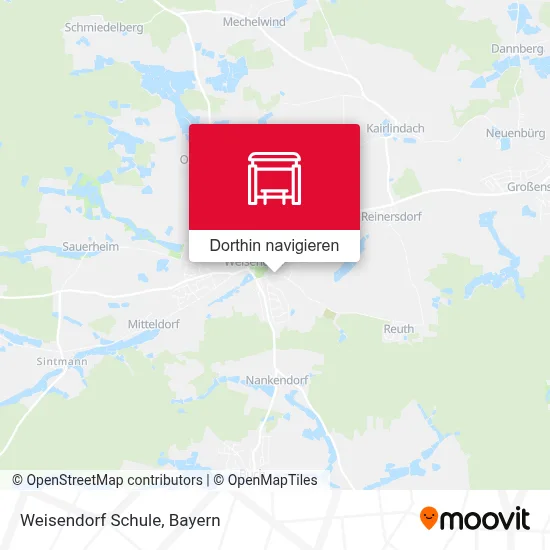 Weisendorf Schule Karte