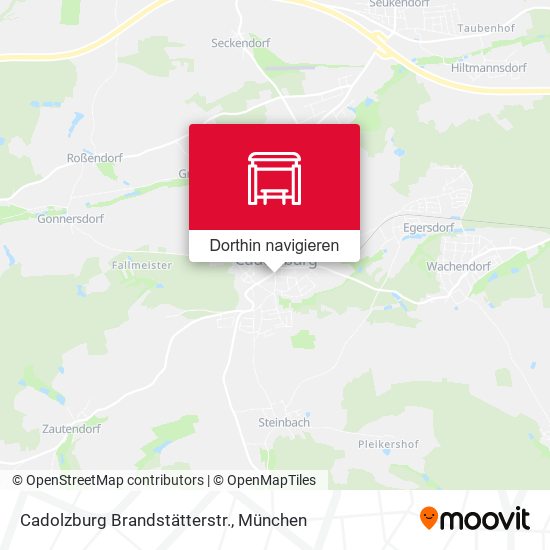Cadolzburg Brandstätterstr. Karte