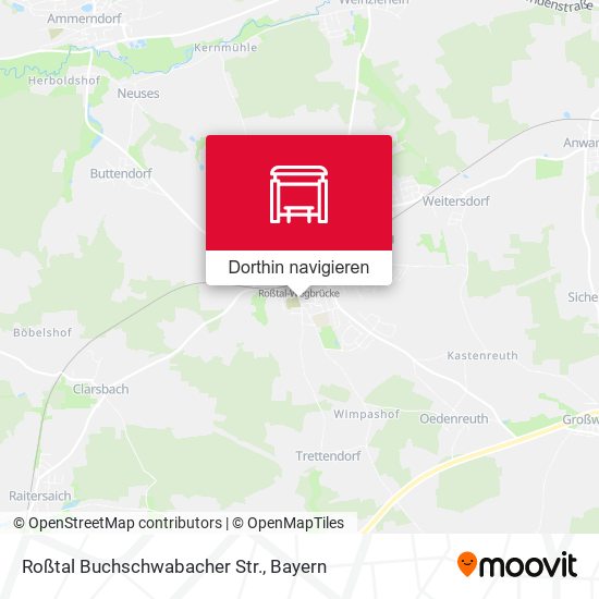 Roßtal Buchschwabacher Str. Karte
