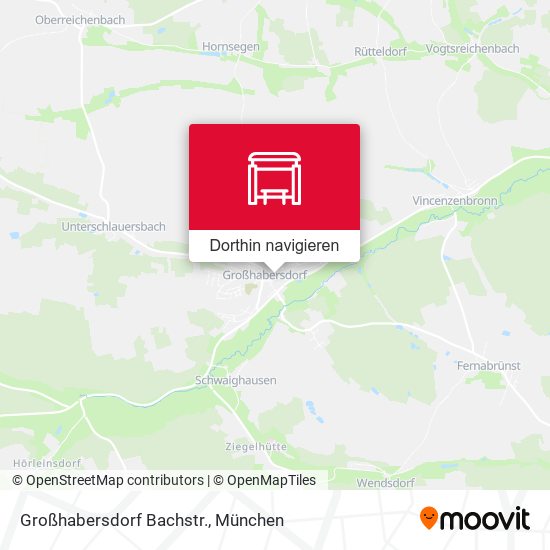Großhabersdorf Bachstr. Karte