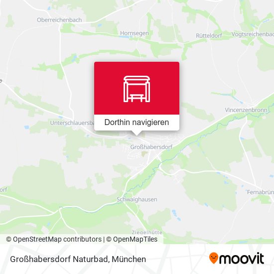 Großhabersdorf Naturbad Karte