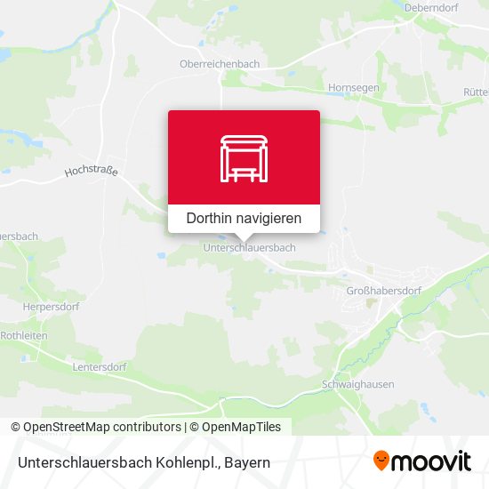 Unterschlauersbach Kohlenpl. Karte