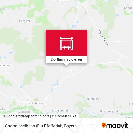 Obermichelbach (Fü) Pfefferloh Karte