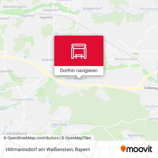 Hiltmannsdorf am Weißenstein Karte