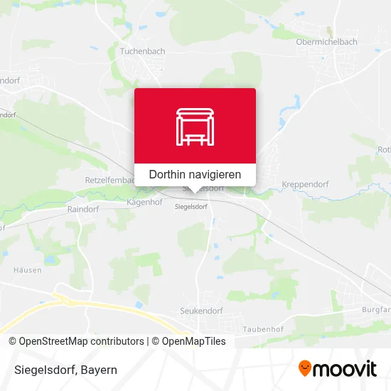 Siegelsdorf Karte