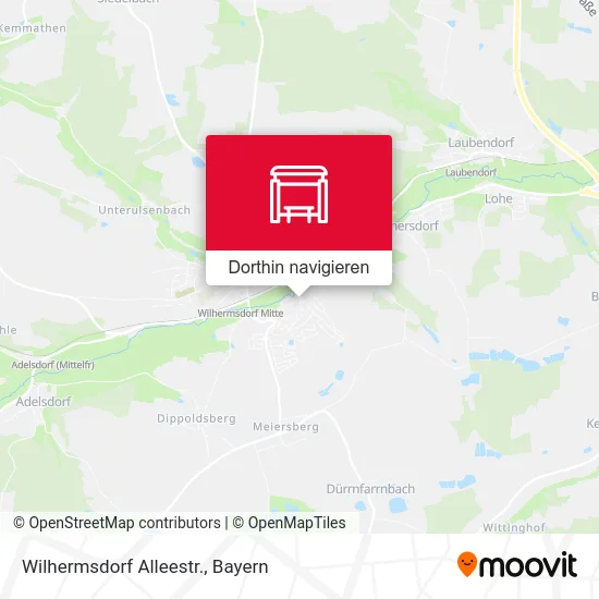 Wilhermsdorf Alleestr. Karte