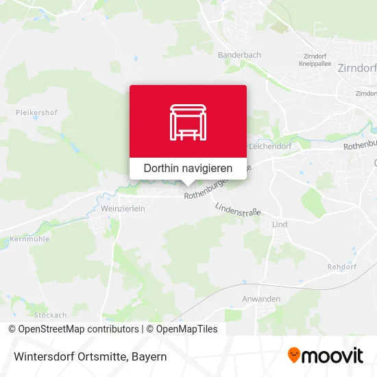 Wintersdorf Ortsmitte Karte