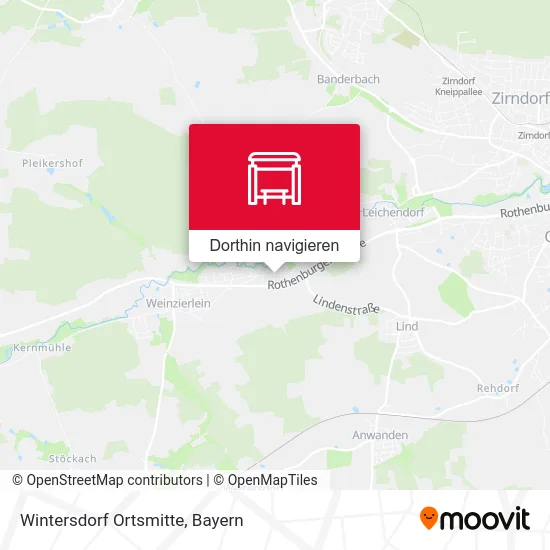 Wintersdorf Ortsmitte Karte