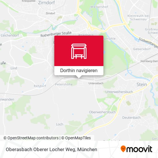 Oberasbach Oberer Locher Weg Karte