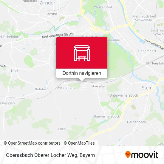 Oberasbach Oberer Locher Weg Karte