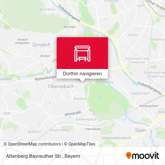Altenberg Bayreuther Str. Karte