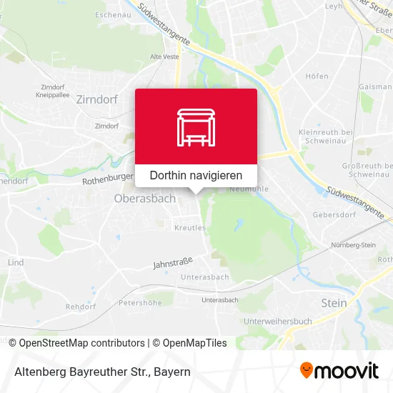 Altenberg Bayreuther Str. Karte