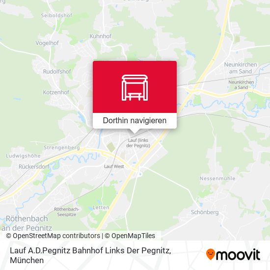 Lauf A.D.Pegnitz Bahnhof Links Der Pegnitz Karte