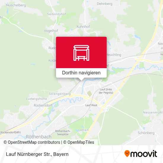 Lauf Nürnberger Str. Karte