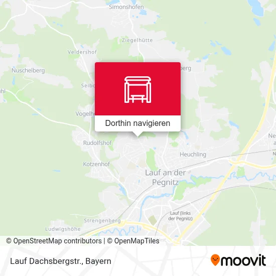 Lauf Dachsbergstr. Karte