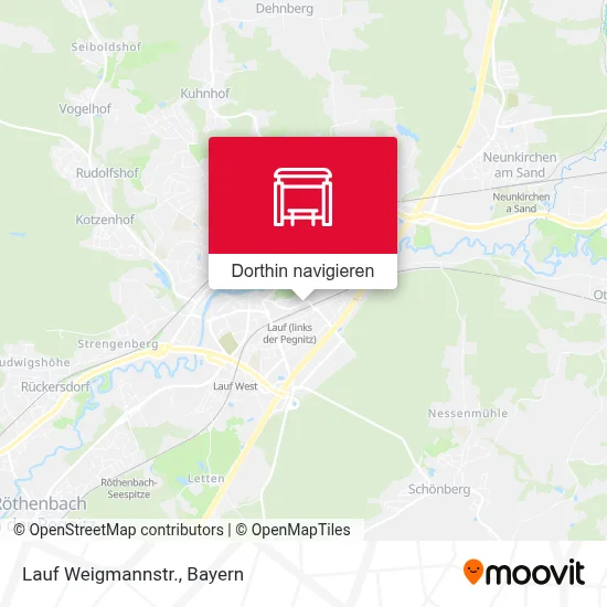 Lauf Weigmannstr. Karte