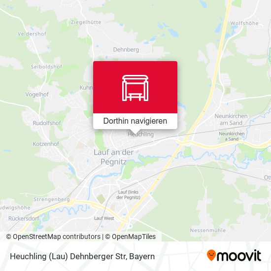 Heuchling (Lau) Dehnberger Str Karte