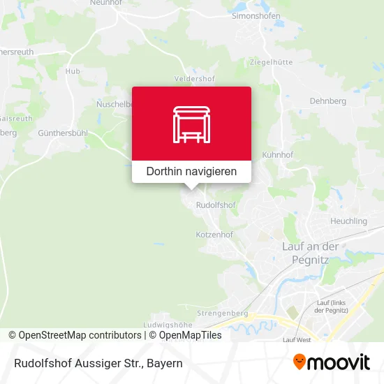 Rudolfshof Aussiger Str. Karte