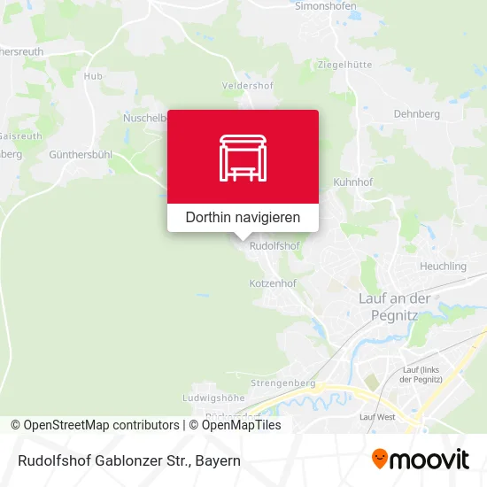 Rudolfshof Gablonzer Str. Karte