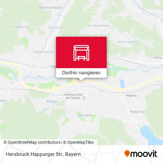 Hersbruck Happurger Str. Karte