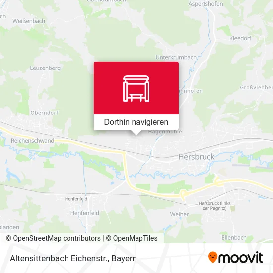 Altensittenbach Eichenstr. Karte