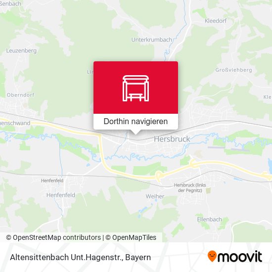 Altensittenbach Unt.Hagenstr. Karte