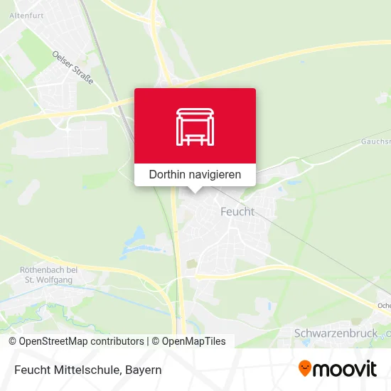 Feucht Mittelschule Karte