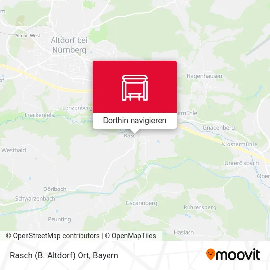 Rasch (B. Altdorf) Ort Karte