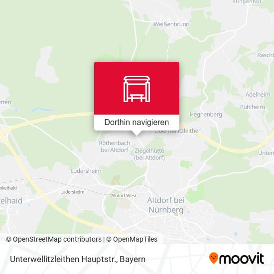 Unterwellitzleithen Hauptstr. Karte