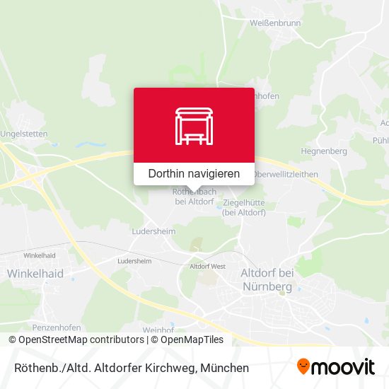 Röthenb. / Altd. Altdorfer Kirchweg Karte
