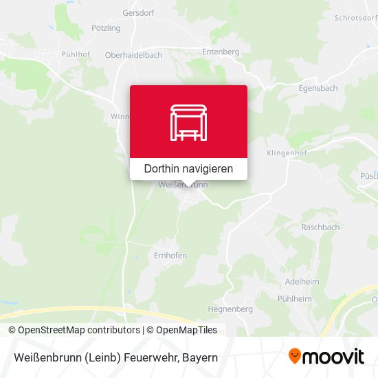Weißenbrunn (Leinb) Feuerwehr Karte