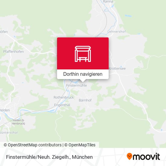Finstermühle/Neuh. Ziegelh. Karte