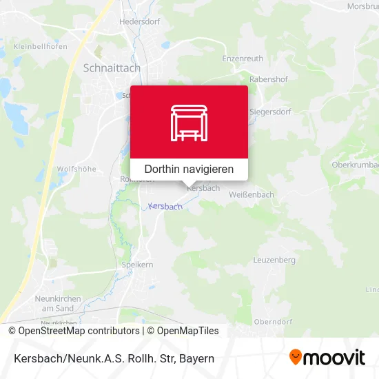 Kersbach/Neunk.A.S. Rollh. Str Karte