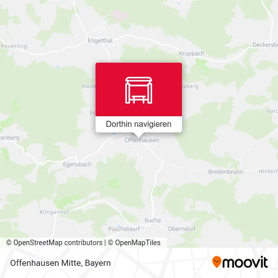 Offenhausen Mitte Karte