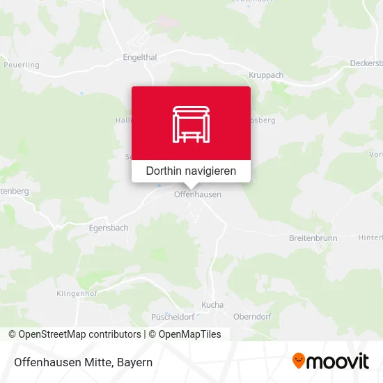 Offenhausen Mitte Karte
