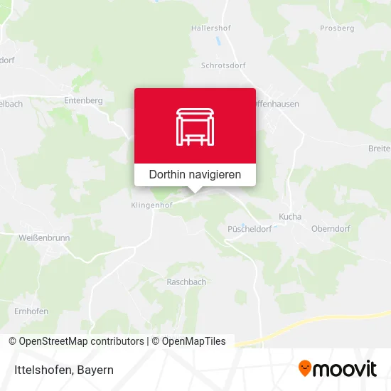 Ittelshofen Karte