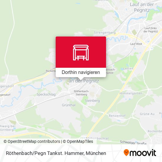 Röthenbach/Pegn Tankst. Hammer Karte