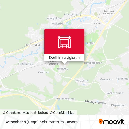 Röthenbach (Pegn) Schulzentrum Karte