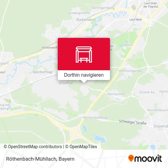 Röthenbach-Mühllach Karte