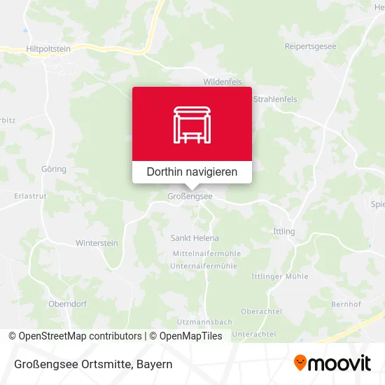 Großengsee Ortsmitte Karte