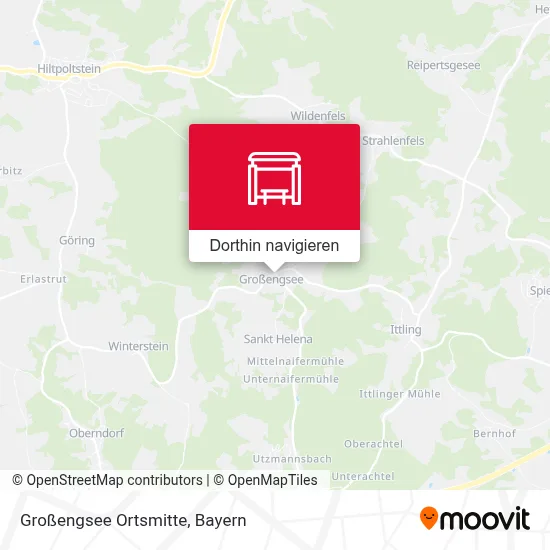 Großengsee Ortsmitte Karte