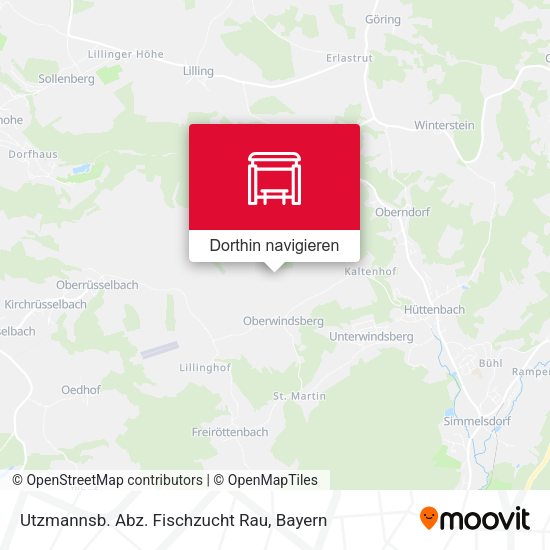 Utzmannsb. Abz. Fischzucht Rau Karte