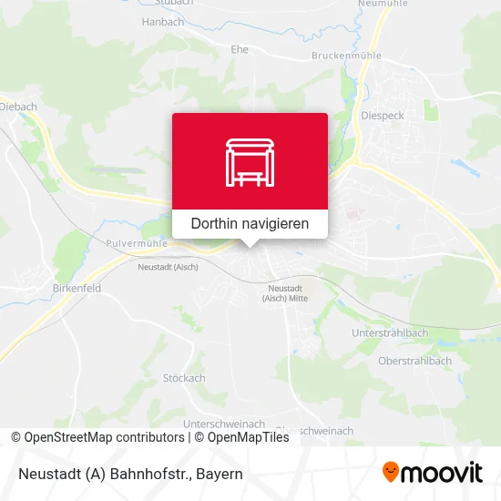 Neustadt (A) Bahnhofstr. Karte