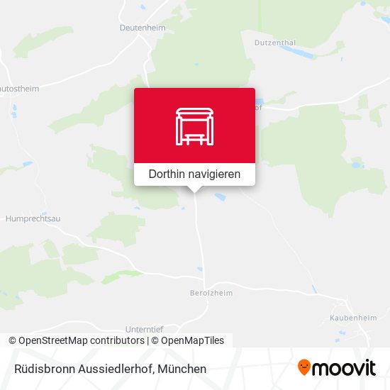 Rüdisbronn Aussiedlerhof Karte
