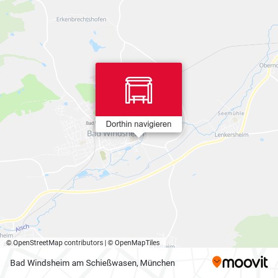 Bad Windsheim am Schießwasen Karte